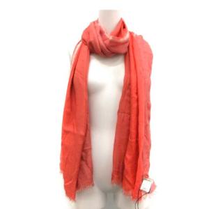 Faliero Sarti ストール マフラー シルク混 コーラル ピンク
