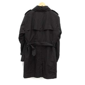 Paul Stuart トレンチコート ステンカラー ロング ウール混 ライナー付き L 茶 ブラウン