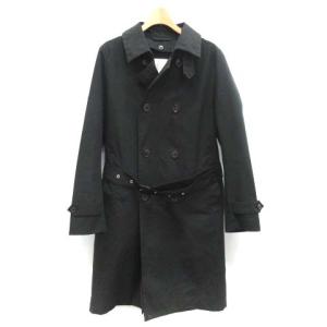 38 M トレンチコート ライナー付き 英国製 黒 ブラック