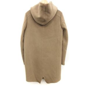 ATTACHMENT 18AW ダブルフェイスフーデッドコート カシミヤ混 3 ベージュ