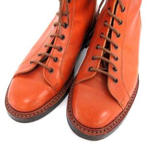 Tricker's ポールスミス モンキーブーツ 6077 MONKEY BOOT レザー レースアップ 8 ライトブラウン 
