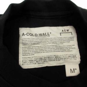 A-COLD-WALL M 20SS BLOCK PAINTED T SHIRT Tシャツ カットソー 半袖 黒 ブラック