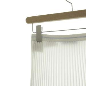 PRADA 19AW Divisa ツイルプリーツスカート 38S ホワイト