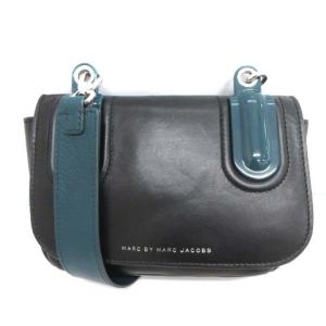 ショルダーバッグ レザー 黒 ブラック