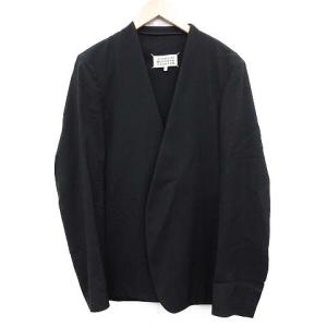 Martin Margiela 10 マルタンマルジェラ 14 17SS セットアップ 上下 サマーウールノーカラージャケット パンツ ドローストリングトラウザー