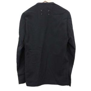 Martin Margiela 10 マルタンマルジェラ 14 17SS セットアップ 上下 サマーウールノーカラージャケット パンツ ドローストリングトラウザー