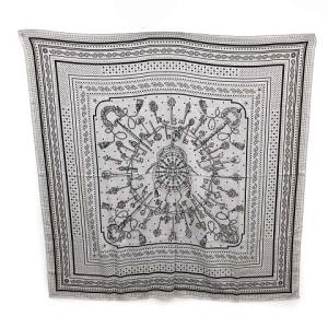 HERMES 20AW スカーフ カレ140 Les Cles Bandana Shawl