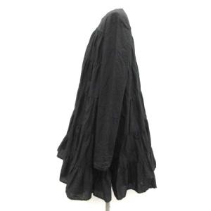 Merlette 18AW ワンピース ひざ丈 長袖 XS 黒 ブラック