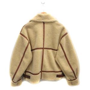 BEAUTY&YOUTH UNITED ARROWS ロク 6 ROKU ジャケット ジップアップ FAKE MOUTON B3 ベージュ