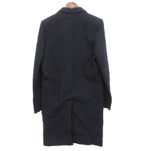 LOUNGE LIZARD チェスター コート ウール ロング 1 ネイビー 