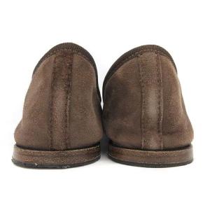 Repetto バレエシューズ リボン パンプス フラット スエード 38 24cm 茶 ブラウン