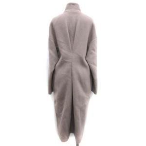 ELIN 38 M 19AW ロングコート アウター スタンドカラー ウール グレー