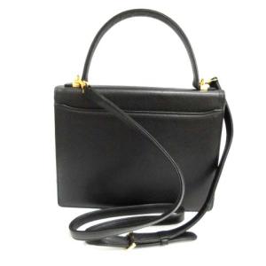 VALENTINO GARAVANI ハンドバッグ ショルダー レザー 2way ヴィンテージ 黒 ブラック