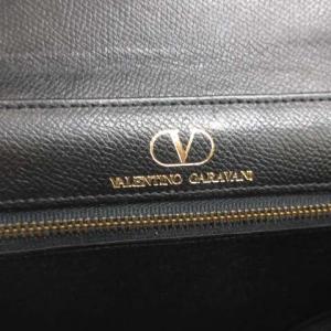 VALENTINO GARAVANI ハンドバッグ ショルダー レザー 2way ヴィンテージ 黒 ブラック