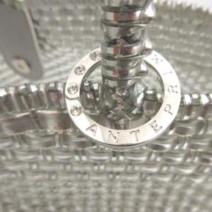 ANTEPRIMA イントレッチオ インナーポーチ付き シルバー