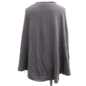 MYLAN セーター ニット ケープ レイヤード カシミヤ グレー