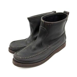 Russell Moccasin ブーツ ノックアバウト ショート レザー 27.0cm 黒 ブラック