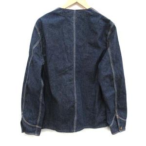 orSlow ジャケット デニム Gジャン ジージャン ノーカラー 1 S インディゴ