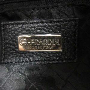 GHERARDINI ショルダーバッグ ハンド2way 黒 ブラック