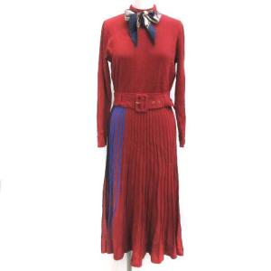 20AW ワンピース ロング ミモレ丈 ニット 長袖