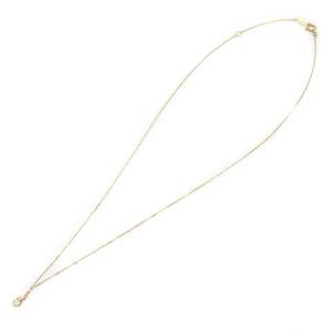 agete ネックレス ペンダント K18 一粒ダイヤモンド DIAMOND 0.10ct