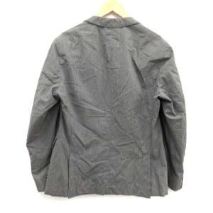 HUGO BOSS テーラードジャケット シングル 2B サイドベンツ ギンガムチェック 46 M グレー