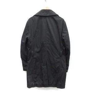 ARMANI COLLEZIONI 中綿ステンカラーコート ブラック