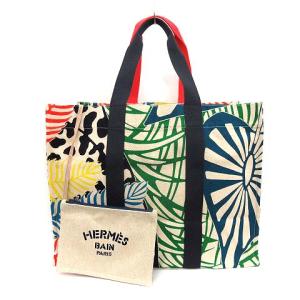 19AW ビーチバッグ Cabas de plage Jaguar Quetzal ベージュ