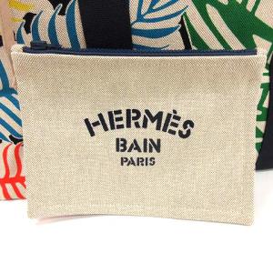 HERMES 19AW ビーチバッグ Cabas de plage Jaguar Quetzal ベージュ