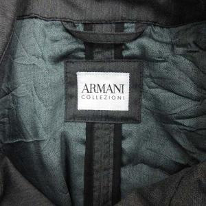 ARMANI COLLEZIONI 中綿トレンチコート ダブル グレー
