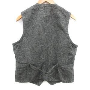 SUGAR CANE アウター ジレ ベスト 前開き 38 M グレー