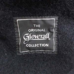 GLOVERALL ダッフルコート ロング フード ウール XS 紺 ネイビー