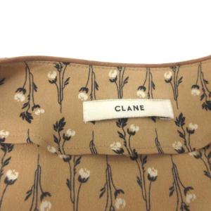 CLANE 1 S 19SS ストライプフラワーカシュクール ワンピース