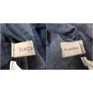 nest Robe bisque シャツワンピース デニム ロング 長袖 紺 ネイビー