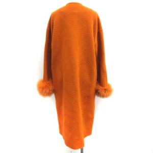 Diagram GRACE CONTINENTAL 18AW コート ノーカラー ロング アウター マフラー付き