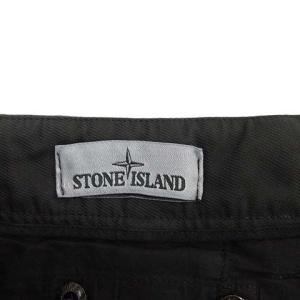 STONE ISLAND 2019年製 パンツ TYPE SL ストレート ワッペン W30 黒 ブラック