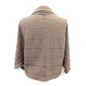 AGNONA カーディガン ボレロ ニット ドルマン 七分袖 カシミヤ ベージュ