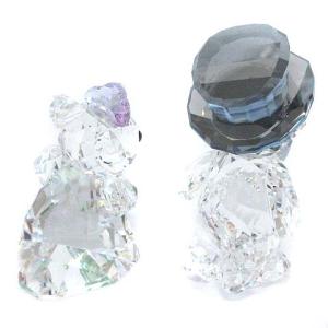 SWAROVSKI クリスベア Kris Bears You and I 2点セット ウェディング ペア オブジェ 置物 クリスタル クリア