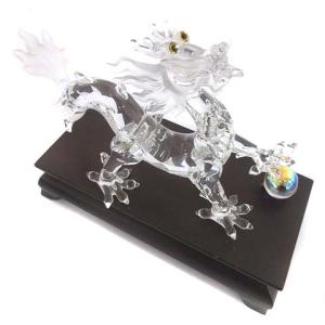 ほぼ新品　スワロフスキー　置物　ドラゴン　クリスタル スワロフスキー置物・アクセサリー専門店 ☆プラネタリウム