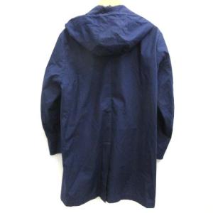 MACKINTOSH ロロピアーナ 40 L ステンカラーコート フード アウター 紺 ネイビー