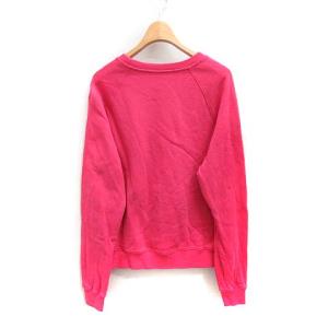 MSGM MILANO スウェット トレーナー ロゴ 裏起毛 コットン L ピンク