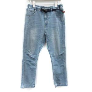 ビームス BEAMS ナローパンツ クライミングパンツ デニム ジーンズ L 青 ブルー