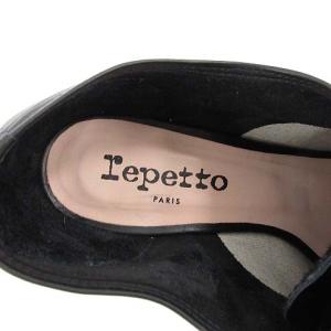 Repetto オックスフォードシューズ Max Oxford Shoes チャンキーヒール 5.5cm レースアップ レザー 37.5 23.7cm