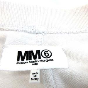 Martin Margiela 6 MM6 エムエムシックス スウェット パイル素材 トレーナー ロゴ M ライトベージュ