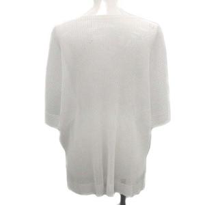 PLEATS PLEASE ISSEY MIYAKE 19AW カットソー メッシュプリーツ 五分袖 3 L 白