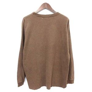 REMI RELIEF ロンT  Tシャツ カットソー 長袖 後染め F 茶