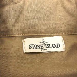 STONE ISLAND ARMY TEX COTTON フィールドジャケット ミリタリー ロゴワッペン M ベージュ