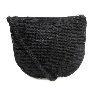 HELEN KAMINSKI ショルダーバッグ ラフィア ブラック