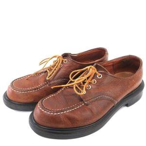 13年製 オックスフォード コッパー ブーツ レザー シューズ スーパーソール ブラウン 茶 US8.5