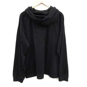 ALYX パーカー 長袖 プルオーバー HOODED TEE ロゴ XL 黒 ブラック
